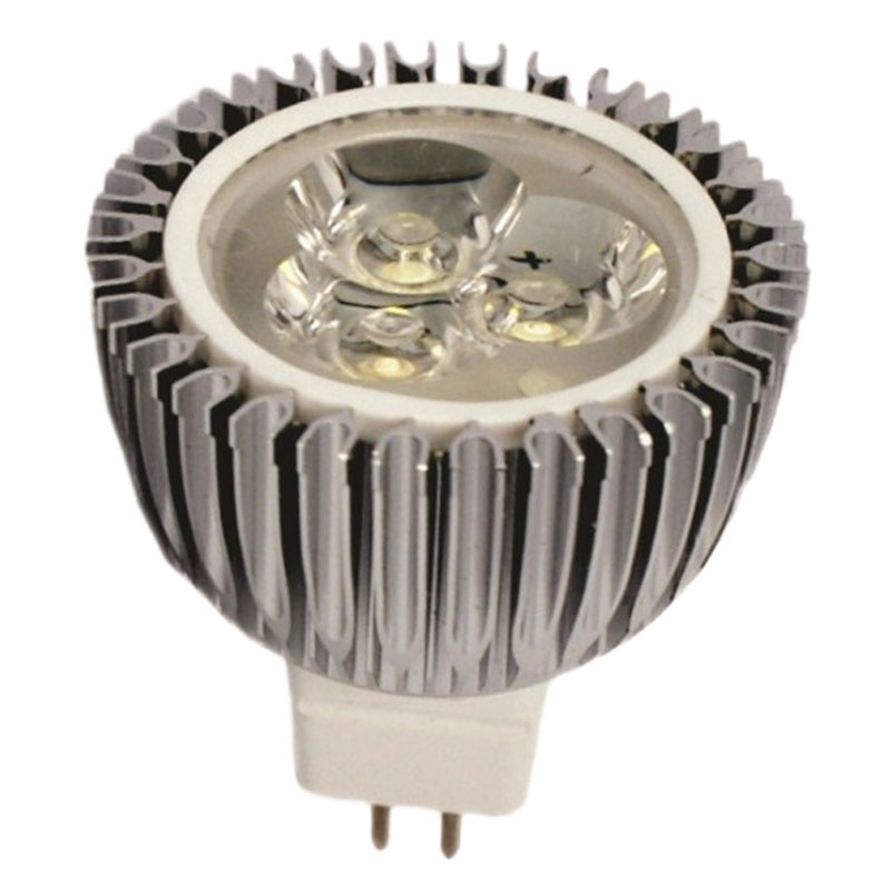 Lâmpada Led 3 Watts, MR16, 30°, 3200k (branca quente) , 12 VOLTS