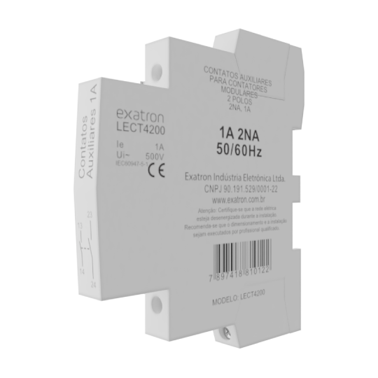 Contator Circuitos de Comando Auxiliar 2NA